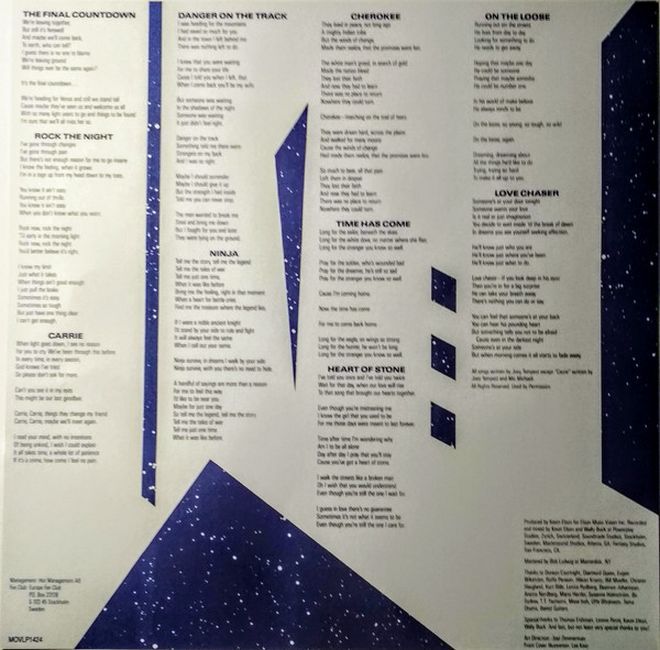 Europe – The Final Countdown (LP, Album, Reissue, Vinyl)