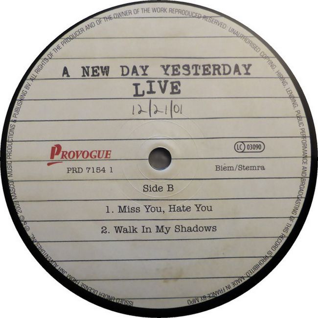 Joe Bonamassa – A New Day Yesterday Live (Vinyl)