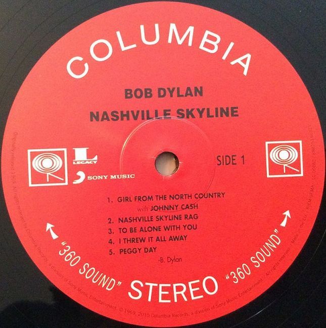 Bob Dylan – Nashville Skyline (Vinyl)