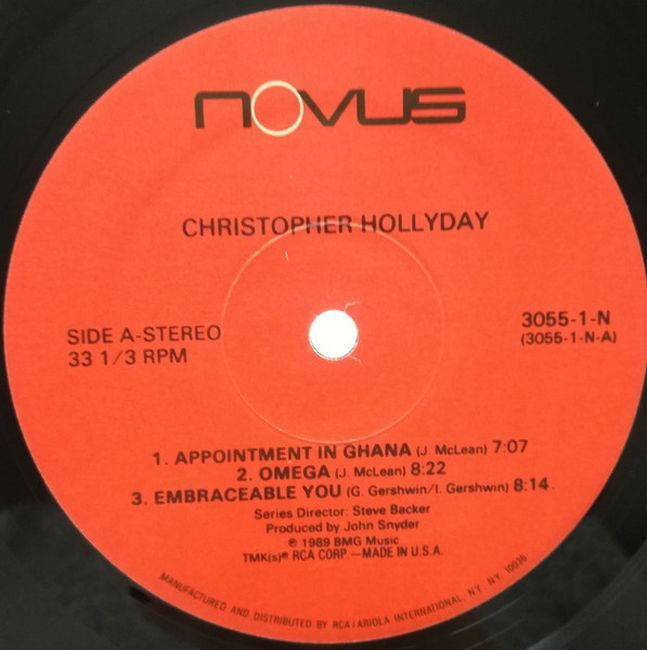 Christopher Hollyday – Christopher Hollyday (Vinyl)