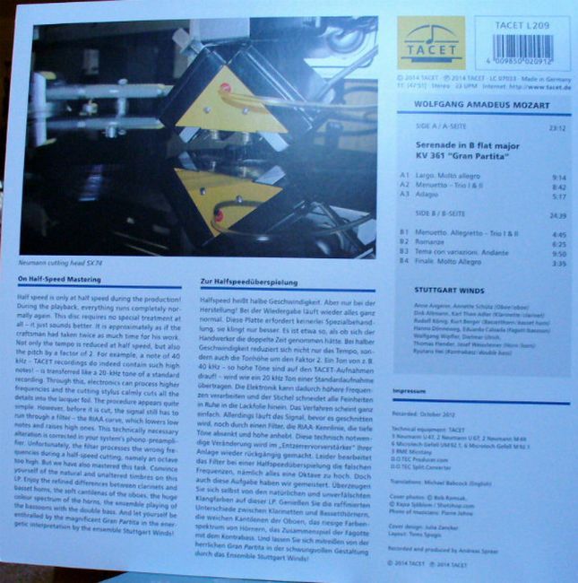 Mozart, Stuttgart Winds – Serenade In B Flat Major, KV 361 "Gran Partitia" (Vinyl)