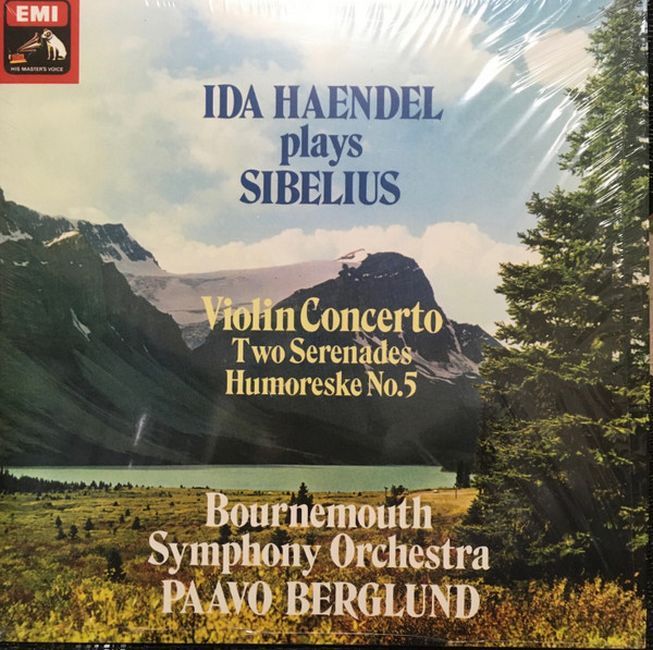 Ida Haendel, Paavo Berglund, Bournemouth Symphony Orchestra – Ida Haendel plays Sibelius (Vinyl)