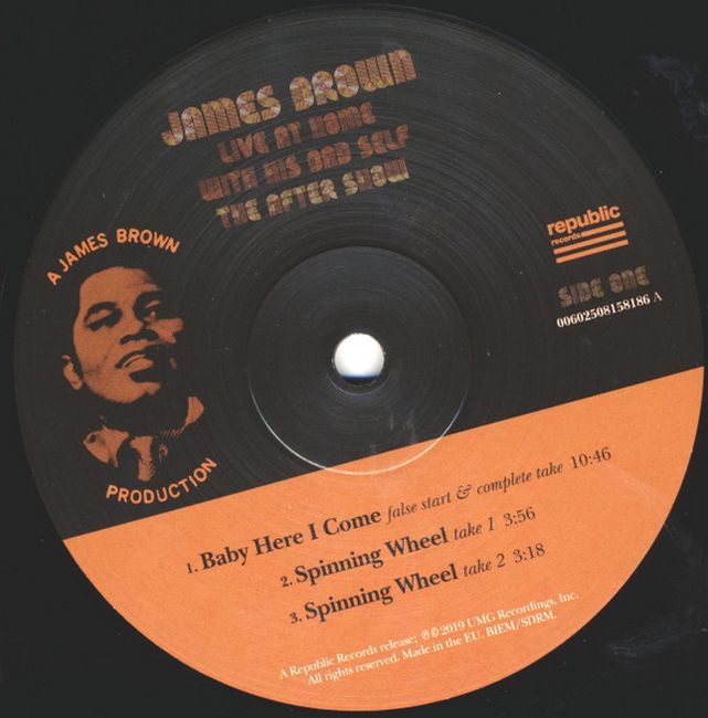 James Brown – Live At Home With His Bad Self (The After Show) (Vinyl)