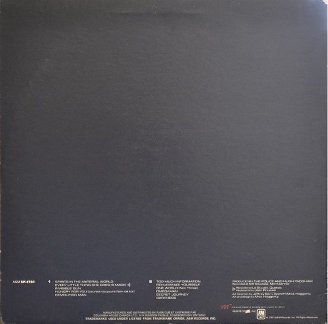 The Police – Ghost In The Machine (Vinyl)