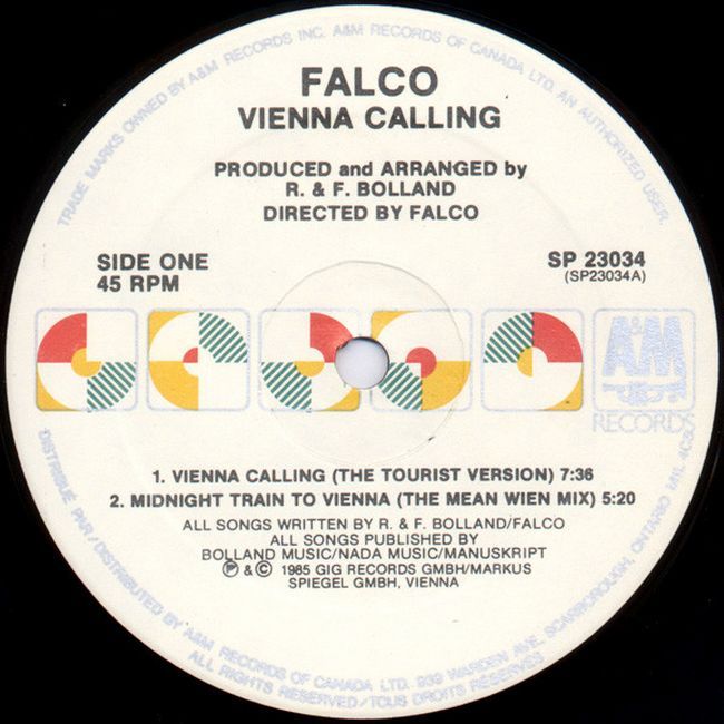 Falco – Vienna Calling (The Tourist Version) (Vinyl)