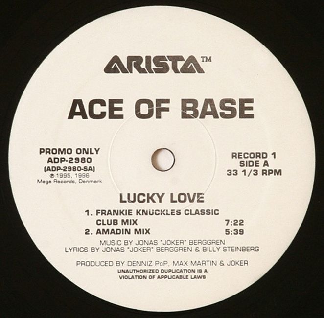 Платівка Ace Of Base – Lucky Love|Туз бази-Щаслива любов