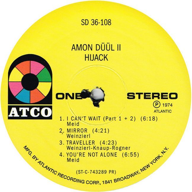 Платівка Amon Duul II – Hijack | Амон Дуул