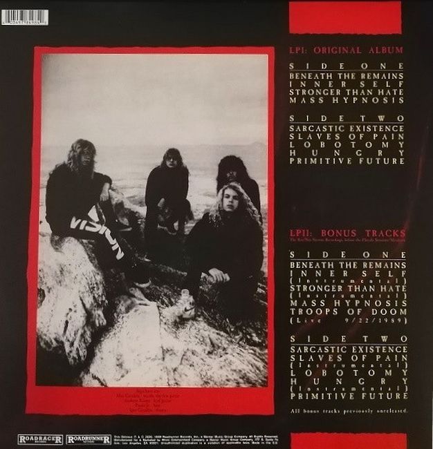 Платівка Sepultura – Beneath The Remains|Сепультура(2xLP)