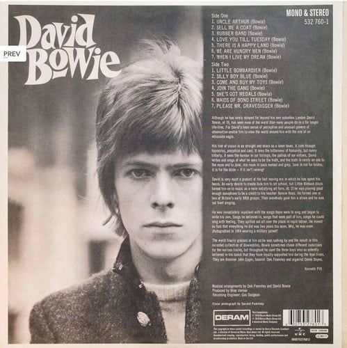 Платівка Девід Боуї | David Bowie – David Bowie (Vinyl)