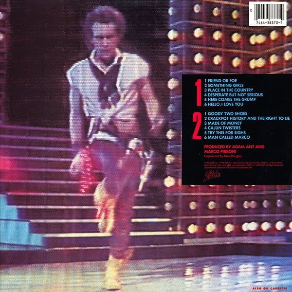 Платівка Адам Ант - Друг чи Ворог| Adam Ant – Friend Or Foe