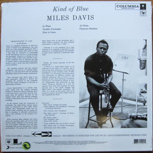 Miles Davis – Kind Of Blue (Vinyl)
