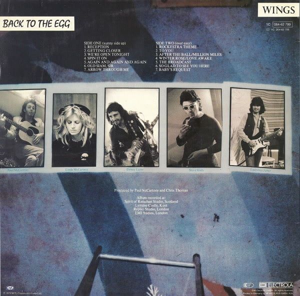 Платівка Вінґз | Wings – Back To The Egg