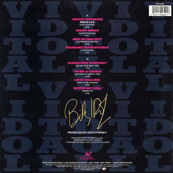 Billy Idol – Vital Idol (Vinyl)