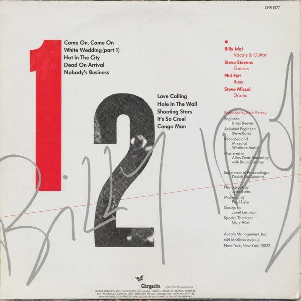 Billy Idol – Billy Idol
