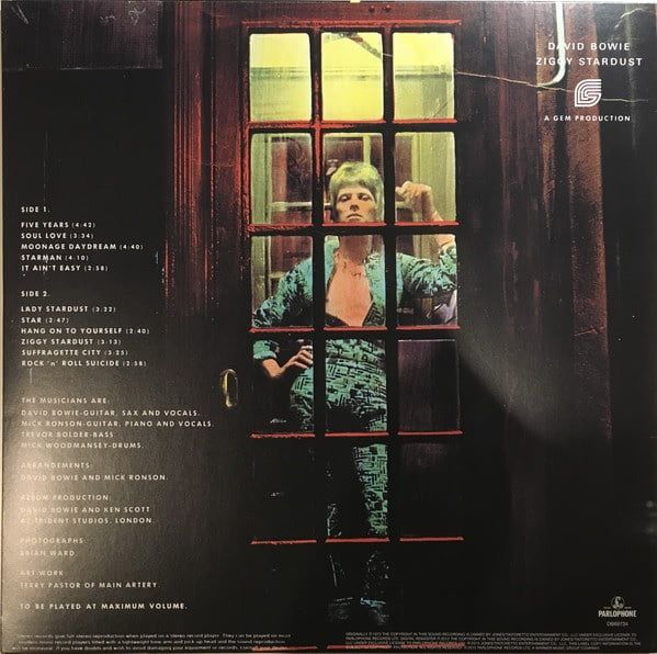 Платівка Девід Боуї | David Bowie – The Rise And Fall Of Ziggy Stardust And The Spiders From Mars 