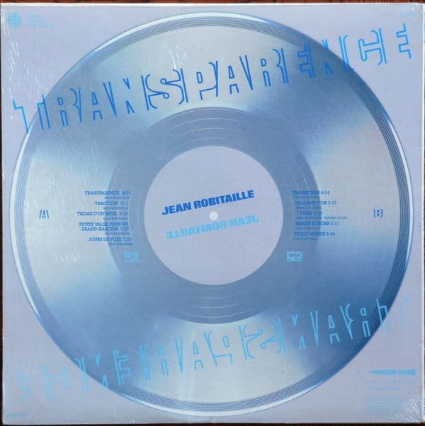 Jean Robitaille – Transparence (Vinyl)