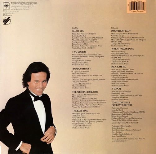Julio Iglesias – 1100 Bel Air Place (Vinyl)