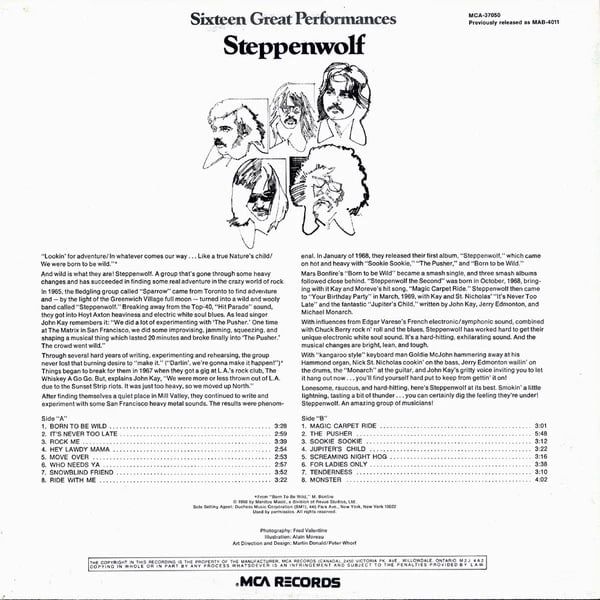 Steppenwolf – Sixteen Great Performances