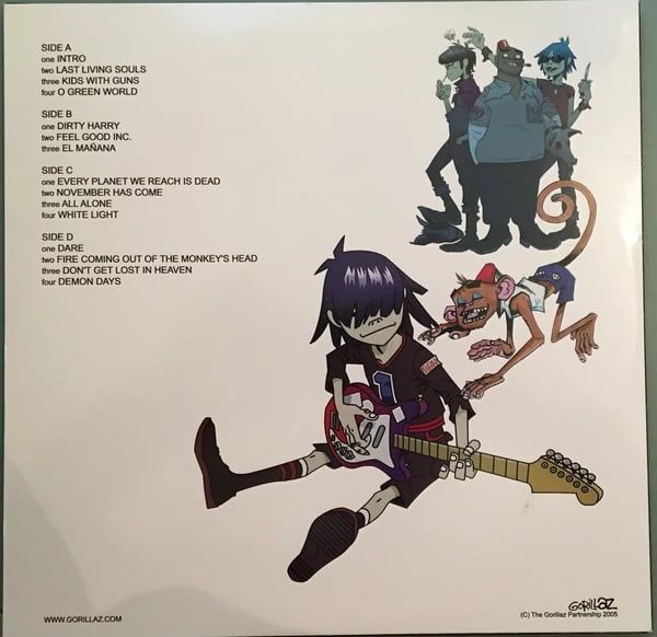 Платівка Горілаз| Gorillaz – Demon Days