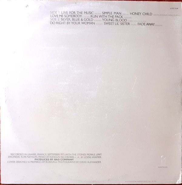 Bad Company – Run With The Pack