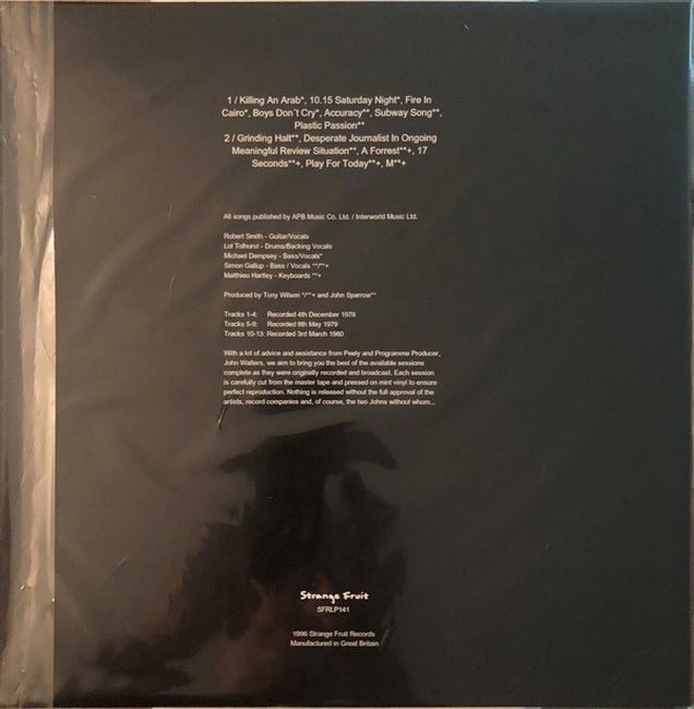 The Cure – Peel Sessions (Vinyl)