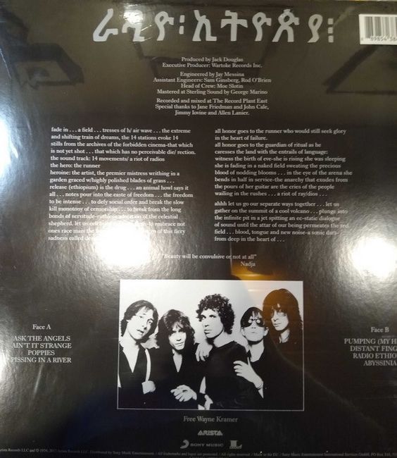 Платівка Patti Smith Group – Radio Ethiopia | Патті Сміт 