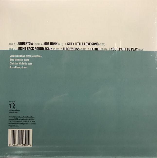 Redman*, Mehldau*, McBride*, Blade* – RoundAgain (Vinyl)