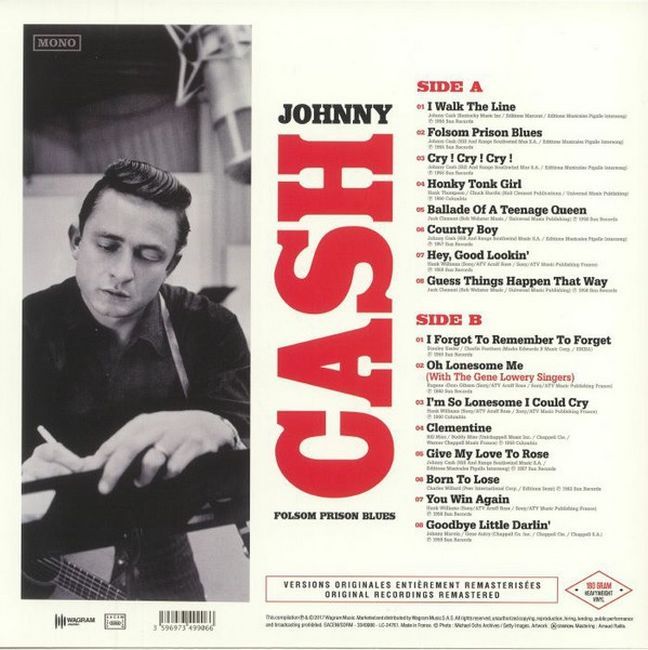 Johnny Cash – Folsom Prison Blues (Vinyl)