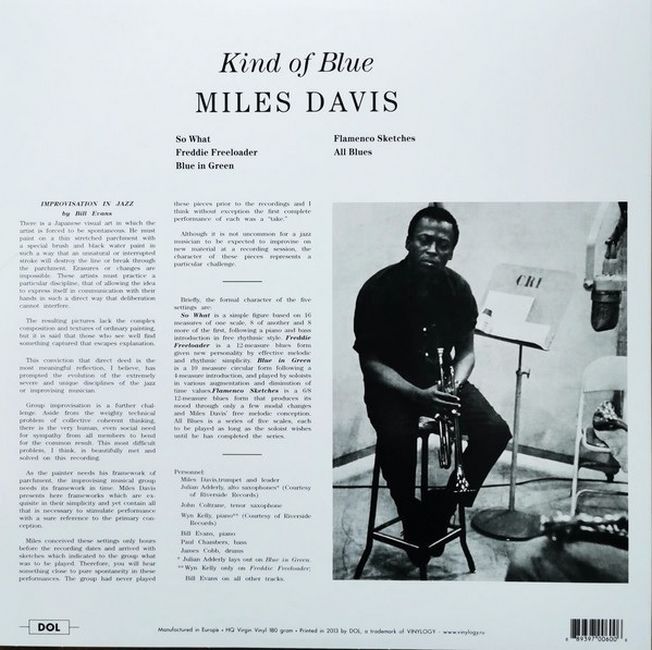 Miles Davis – Kind Of Blue (Blue Vinyl)