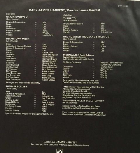 Barclay James Harvest – Baby James Harvest