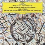Philip Glass Alfred Schnittke  Gidon Kremer  Wiener Philharmoniker Christoph von Dohnanyi – Violin Concerto / Concerto Grosso No. 5 (Vinyl)