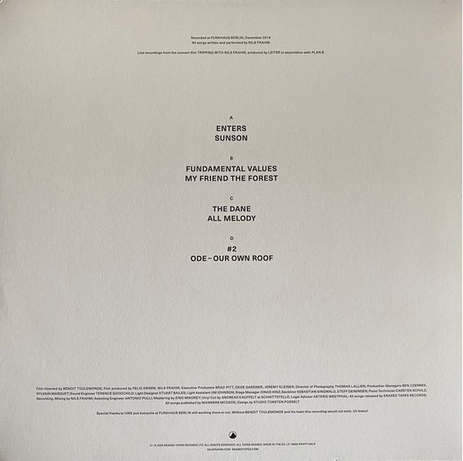 Nils Frahm – Tripping With Nils Frahm (Vinyl)