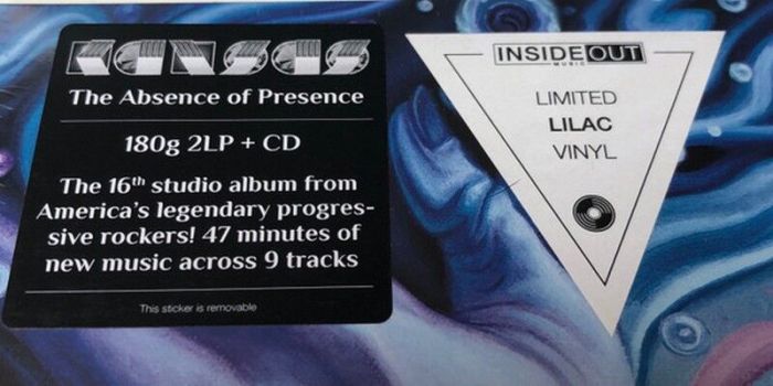 Kansas – The Absence Of Presence (2 LP + CD Single Sided, Etched,) (Vinyl)
