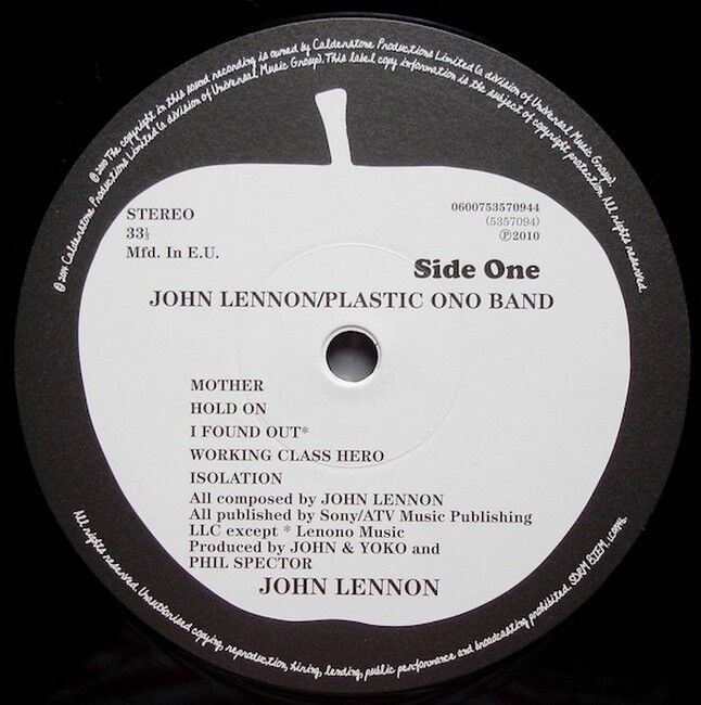 John Lennon / Plastic Ono Band – John Lennon / Plastic Ono Band ( Reissue, Remastered, 180 Gram) (Vinyl)