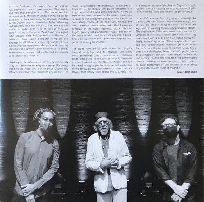 Платівка Charles Lloyd – Trios: Ocean|Чарльз Ллойд-Тріо: Океан