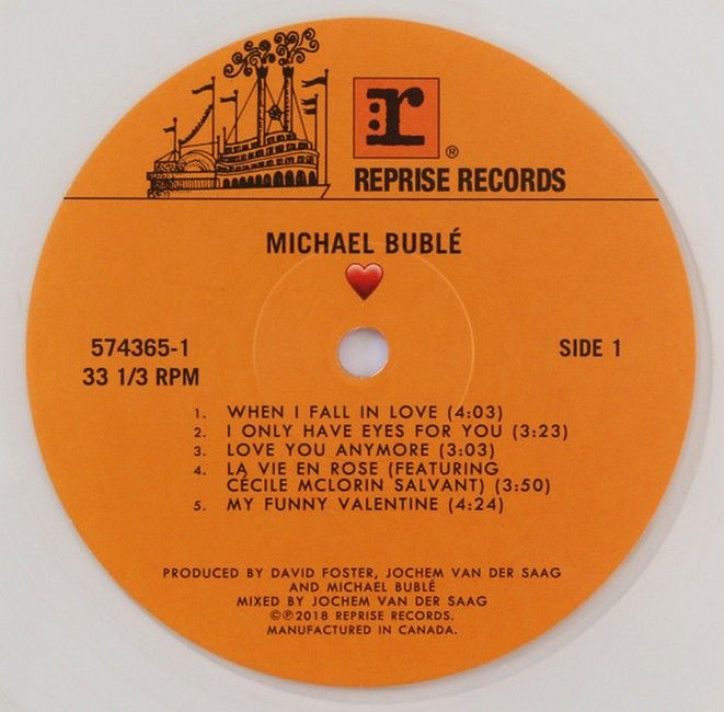 Michael Buble – Love (Limited Edition, Milky Clear Vinyl)