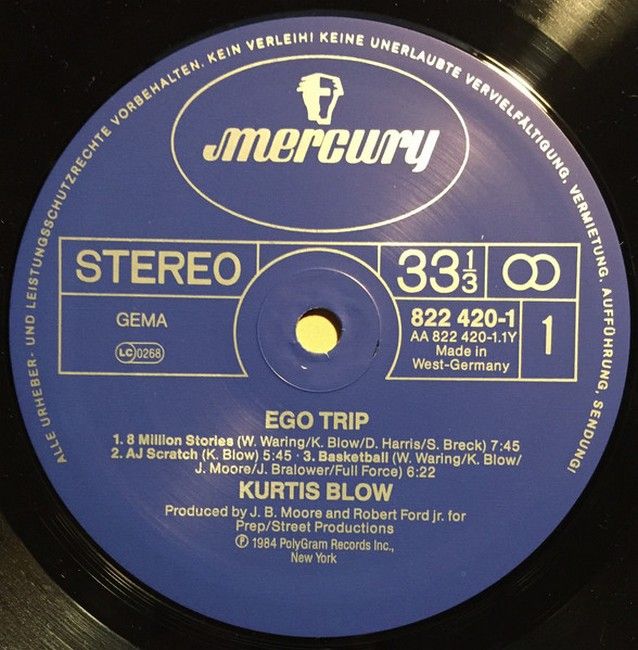 Платівка Kurtis Blow – Ego Trip|Куртіс Блоу-Его-подорож