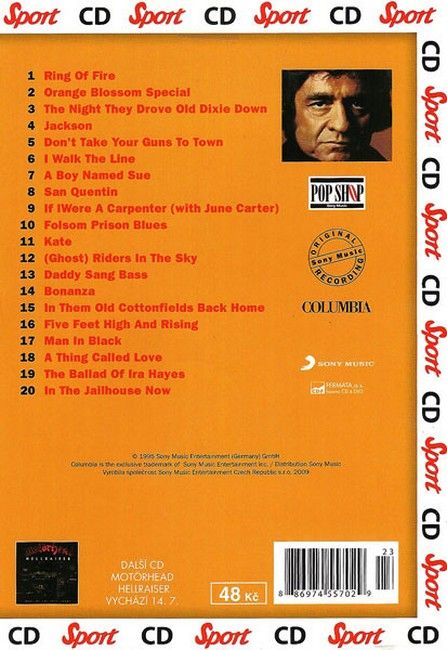 Музичний CD диск Johnny Cash – The Best Of Johnny Cash|Джонні Кеш