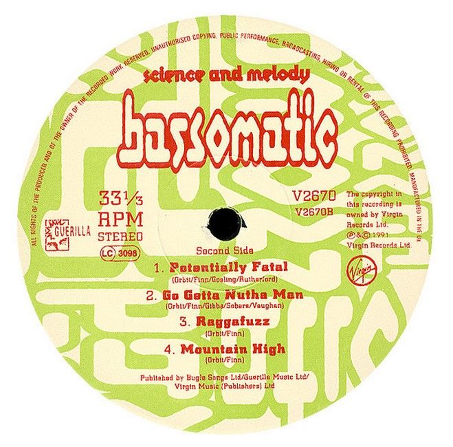 Bassomatic – Science And Melody (LP, Album, Vinyl)