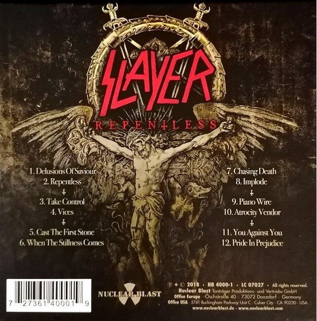 Slayer – Repentless (Бокс-сет, Limited Edition, 6LP, 6?", 45 RPM, 6,66) (Vinyl)