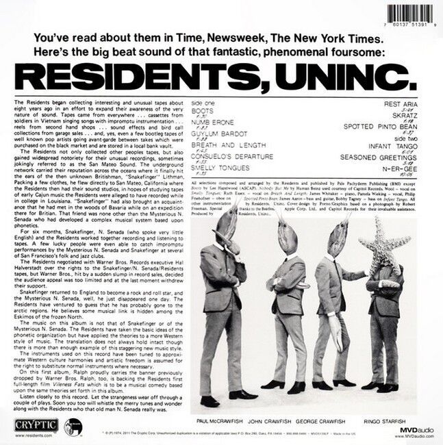 The Residents – Meet The Residents (Vinyl)