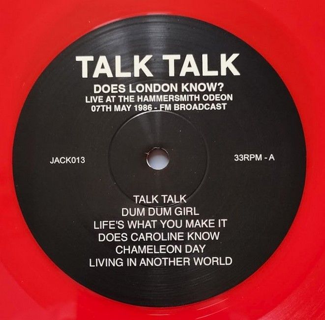 Платівка Talk Talk – Does London Know?|Говорити Говорити-Лондон знає?
