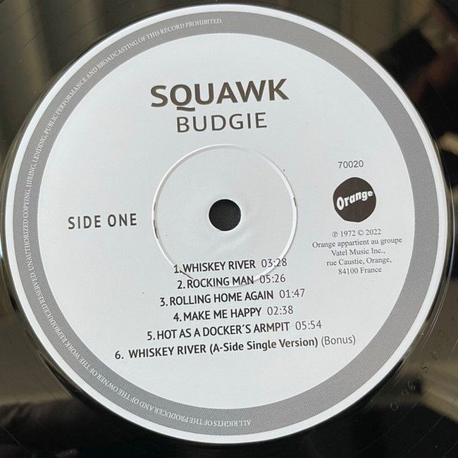 Платівка Budgie – Squawk| Баджі -Сквоук
