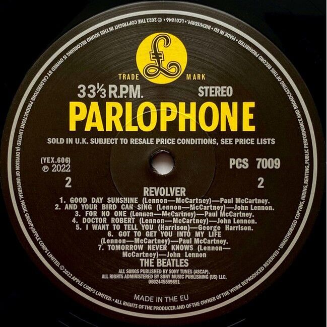 Платівка The Beatles – Revolver(Remastered, Stereo, Remix, Mastered)|Бітлз-Револьвер