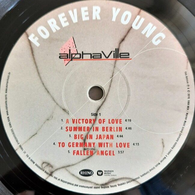 Платівка Alphaville – Forever Young|Альфавіль - Форевер Янг 