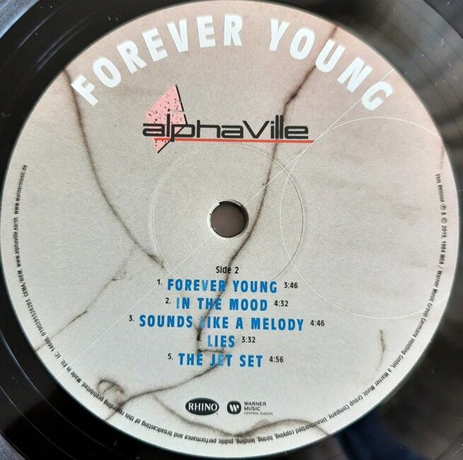 Платівка Alphaville – Forever Young|Альфавіль - Форевер Янг 