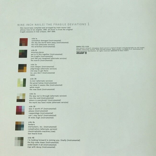 Nine Inch Nails – The Fragile: Deviations 1 (4LP, Limited Edition) (Vinyl)