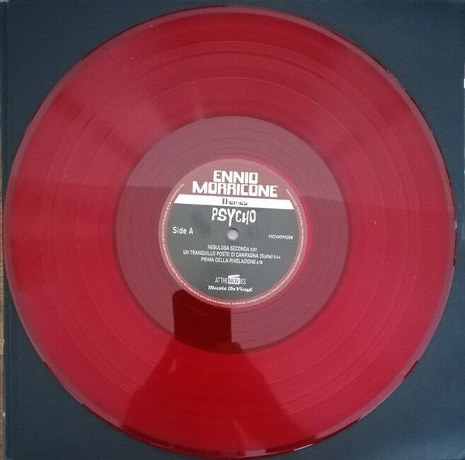 Ennio Morricone – Psycho (Deluxe Edition, Limited Edition, Numbered, Translucent Red)  (Vinyl)