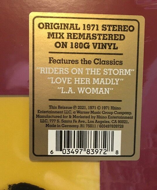 Платівка Doors – L.A. Woman|Двері-Лос-Анджелеська жінка