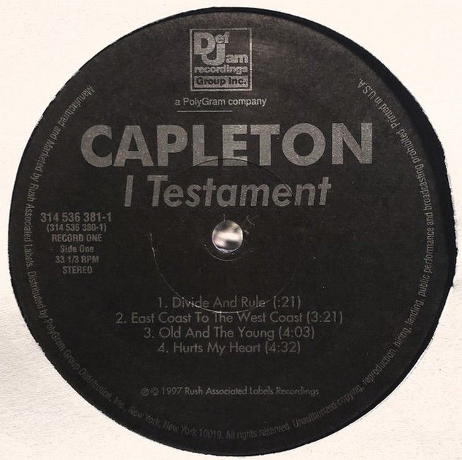 Платівка Capleton – I Testament|Кеплтон - Я-Заповіт(2xLP)